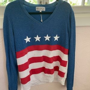 Wildfox American Flag Sweater